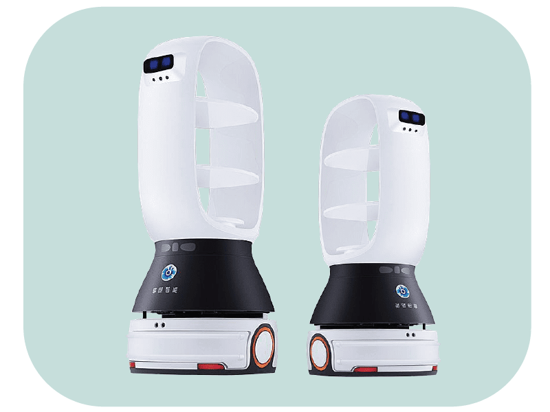 หุ่นยนต์เสิร์ฟอาหาร รุ่น DINERBOT T1 สำหรับงานบริการ