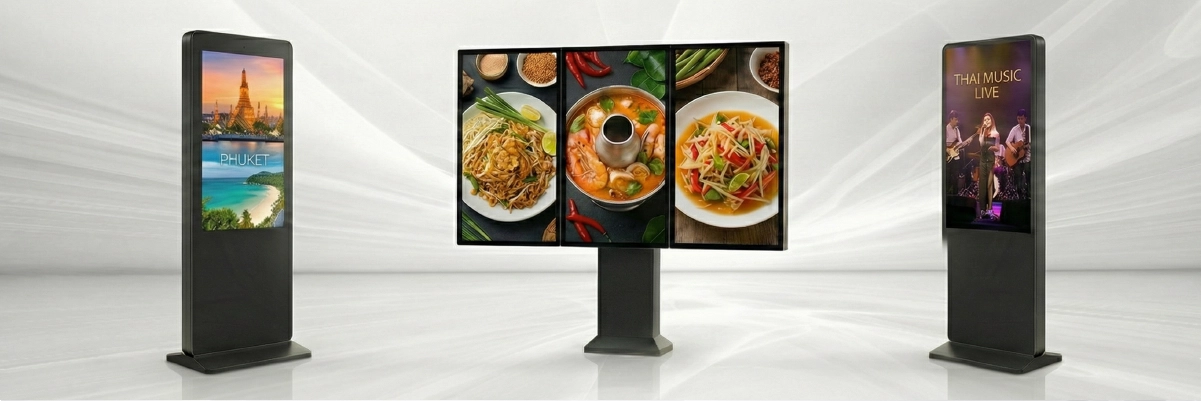ตู้คีออสแบบตั้งพื้น Floor Standing Kiosk
