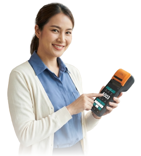 เครื่องกดบัตรคิว ตู้กดคิว จาก Q Natural