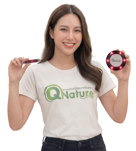 ระบบคิวเพจเจอร์ เรียกคิวไร้สาย Q Natural สำหรับร้านอาหารและคาเฟ่
