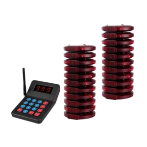 เครื่องเรียกคิว Q Wireless Pager แบบกลม