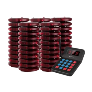 เครื่องเรียกคิว Q Wireless Pager แบบกลม