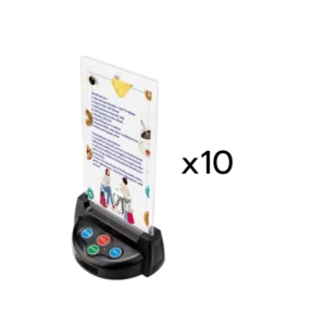 ปุ่มเรียกพนักงาน แบบป้ายเมนู มีเสา