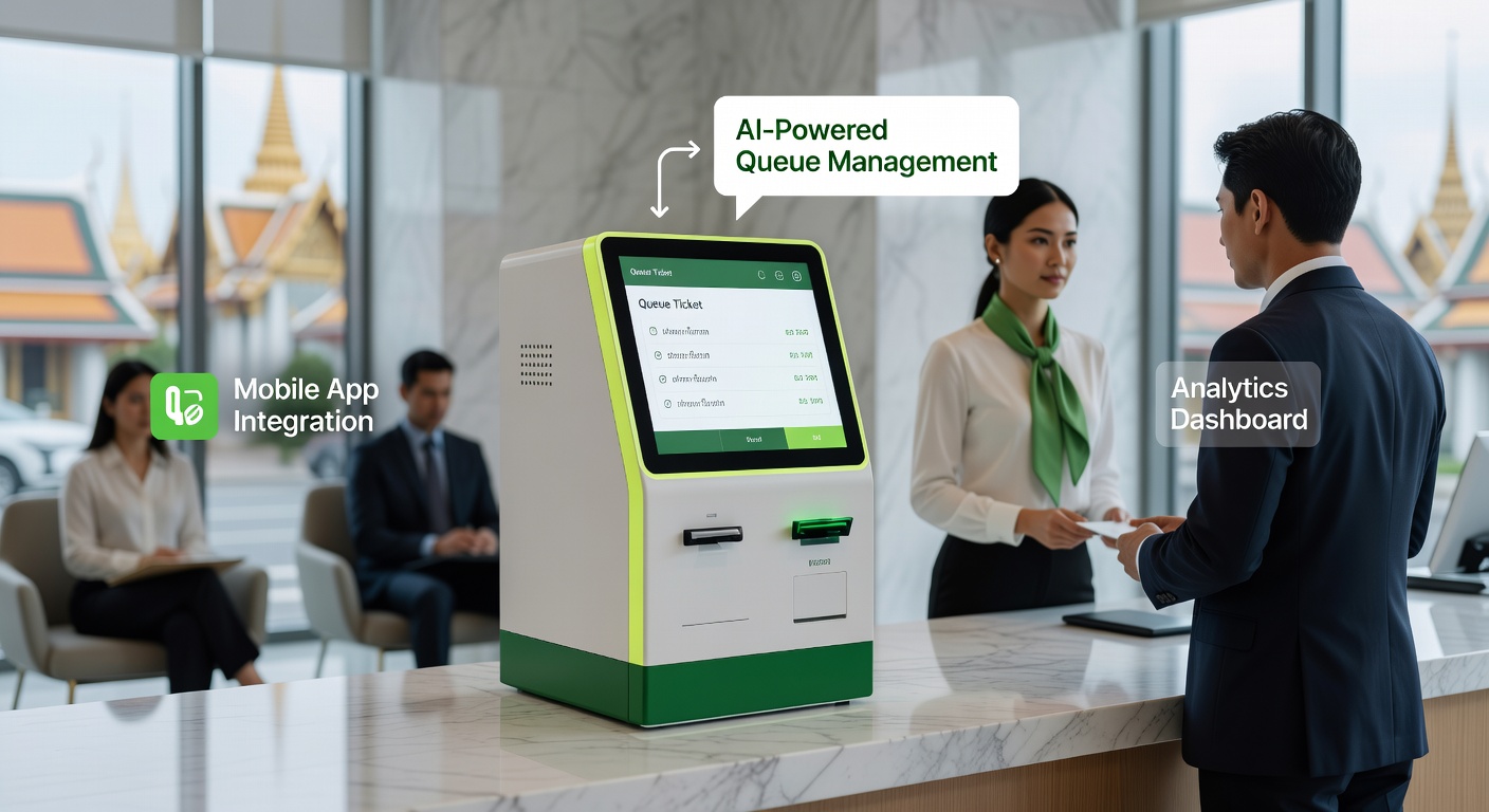 ตู้กดคิว ระบบบัตรคิวอัจฉริยะสำหรับองค์กร