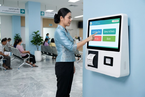 Self Service Kiosk แบบติดผนัง Wall-Mount KDS-011