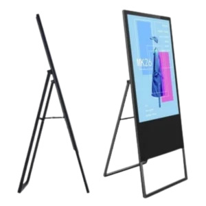 Kiosk signage Poster type