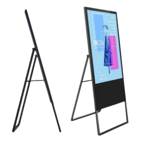 Kiosk signage Poster type