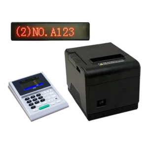 ชุดระบบคิว 1 ช่องบริการ+ป้ายไฟ