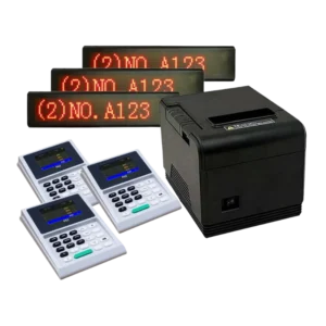 ชุดระบบคิว 3 ช่องบริการ+ป้ายไฟ