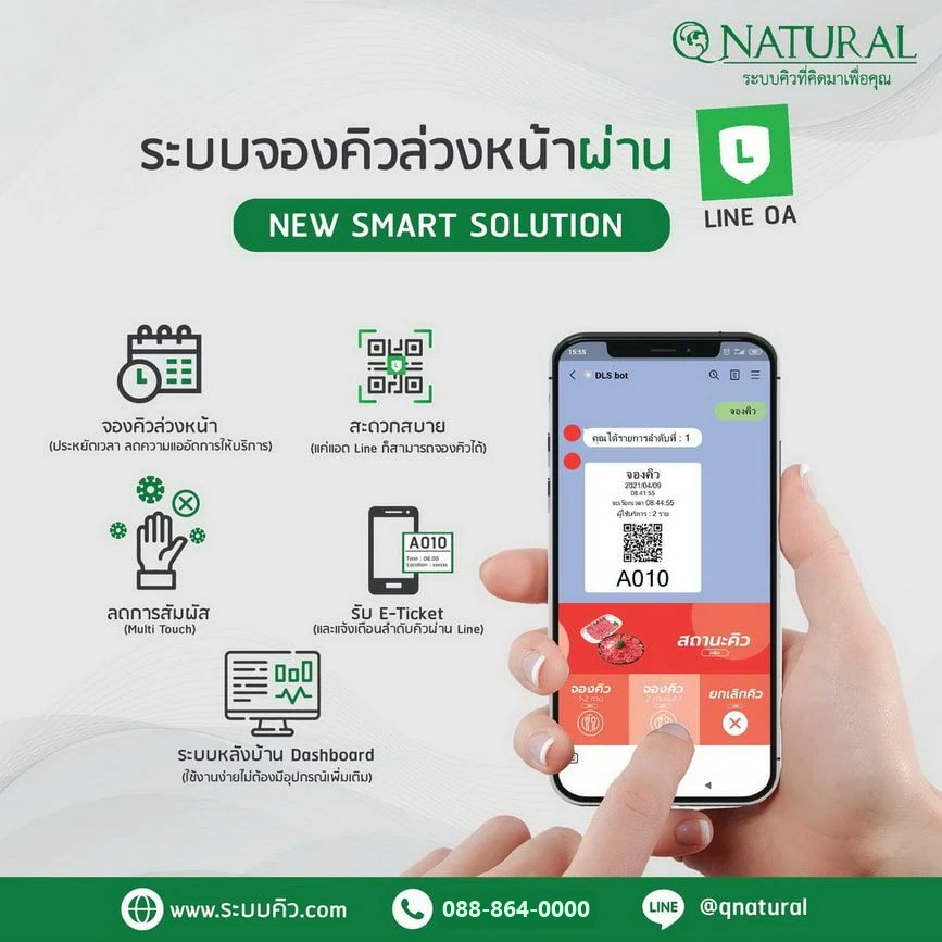 QS-LN01 ระบบคิว Queue Line