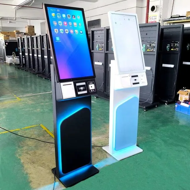 เครื่องคอมพิวเตอร์บริการตัวเอง Self Service Kiosk (KDS-017) — ภาพหลัก
