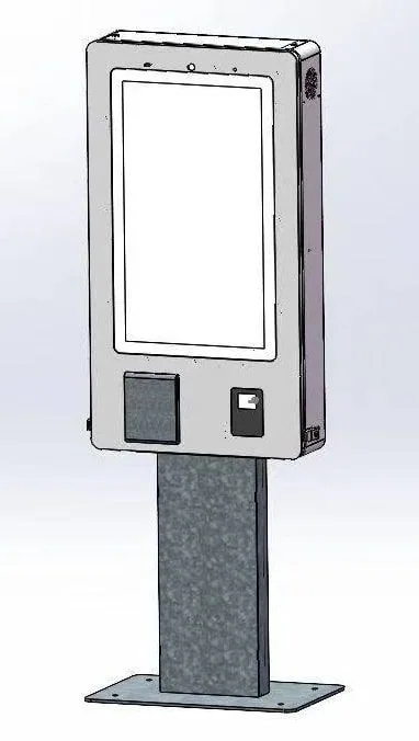 ตู้ kiosk บริการตัวเองแบบ กลางแจ้ง