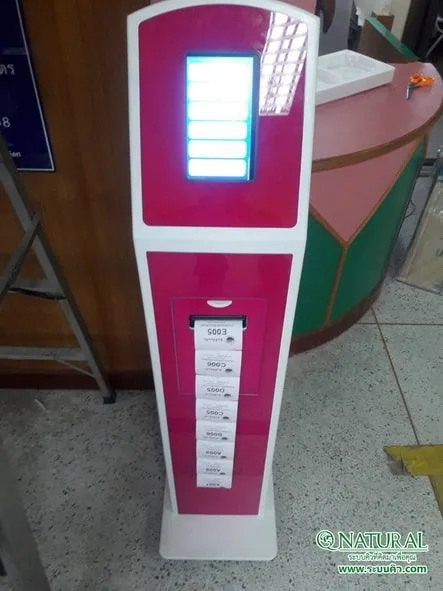 QS-QD01 ตู้กดคิวจอสัมผัส ตั้งพื้น Queue Dispenser Smart Q