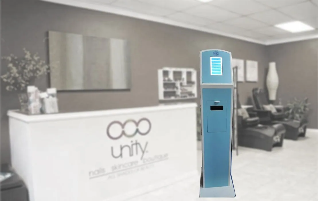 QS-QD01 ตู้กดคิวจอสัมผัส ตั้งพื้น Queue Dispenser Smart Q