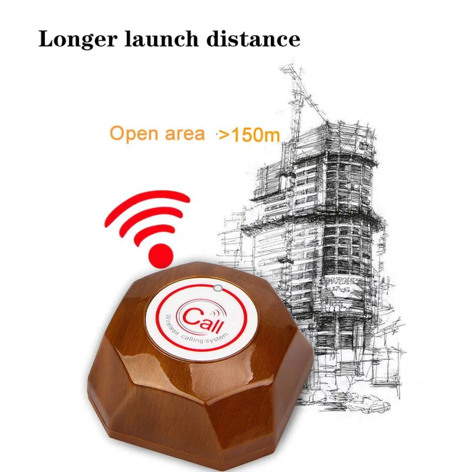 QS-WC23 ปุ่มเรียกพนักงาน 1 button Long Range