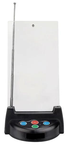 QS-WC25 ปุ่มเรียกพนักงาน แบบป้ายเมนู มีเสา Long Range