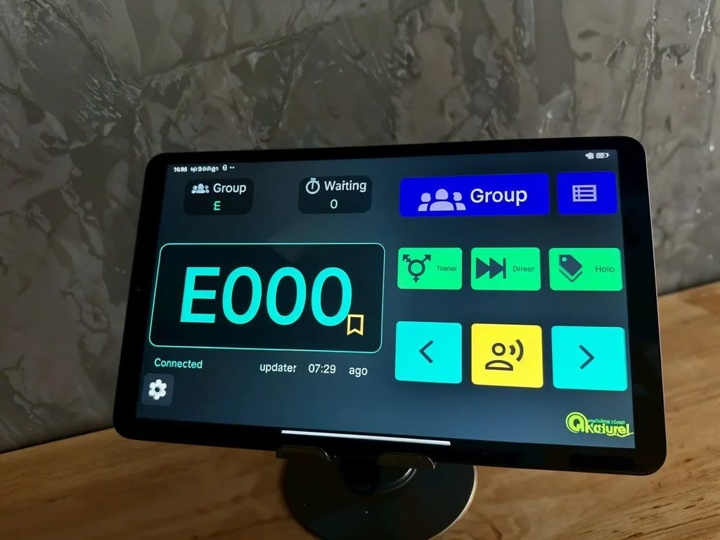 QS-QT03 เครื่องเรียกคิว Tablet Queue Caller