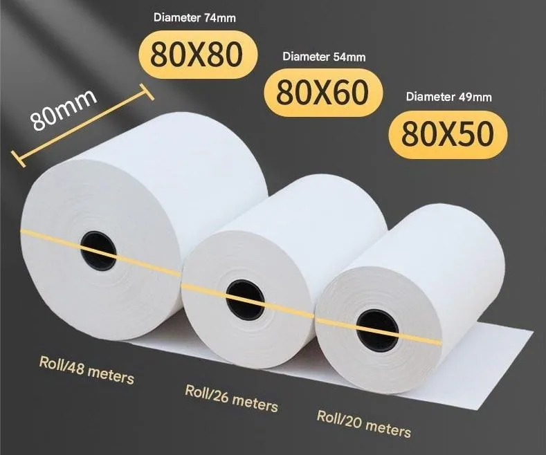 QS-PP01 กระดาษความร้อน Thermal Paper